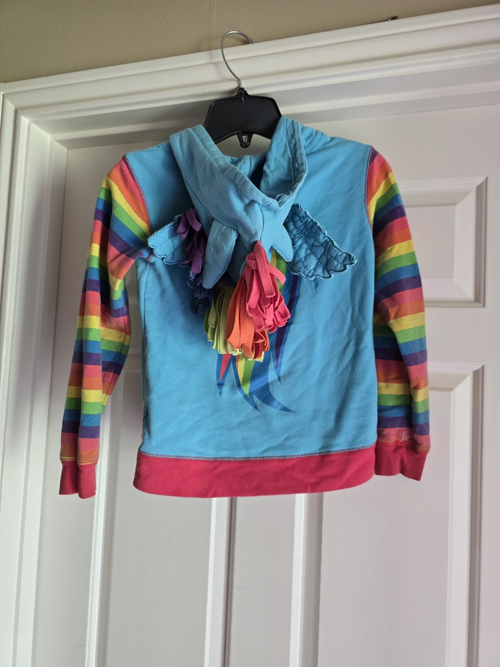My Little Pony Rainbow Dash Zip Hoodie - Size 8-10 (girl) - Picture 11 of 16